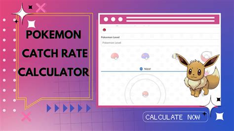 catch rate calculator gen 4|pokemon go catch rate calculator.